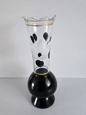 Bartlett Collin’s Vase Hand Painted Vtg MCM